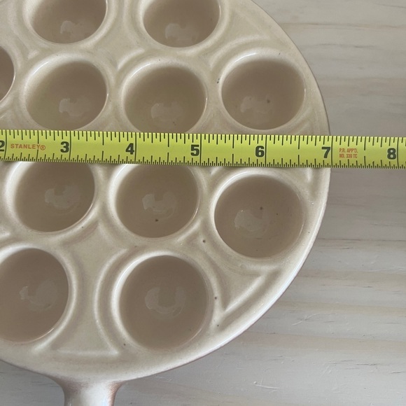 2 pieces Emile Henry escargots dish and oval baking dish.  Made in France. - Picture 8 of 12